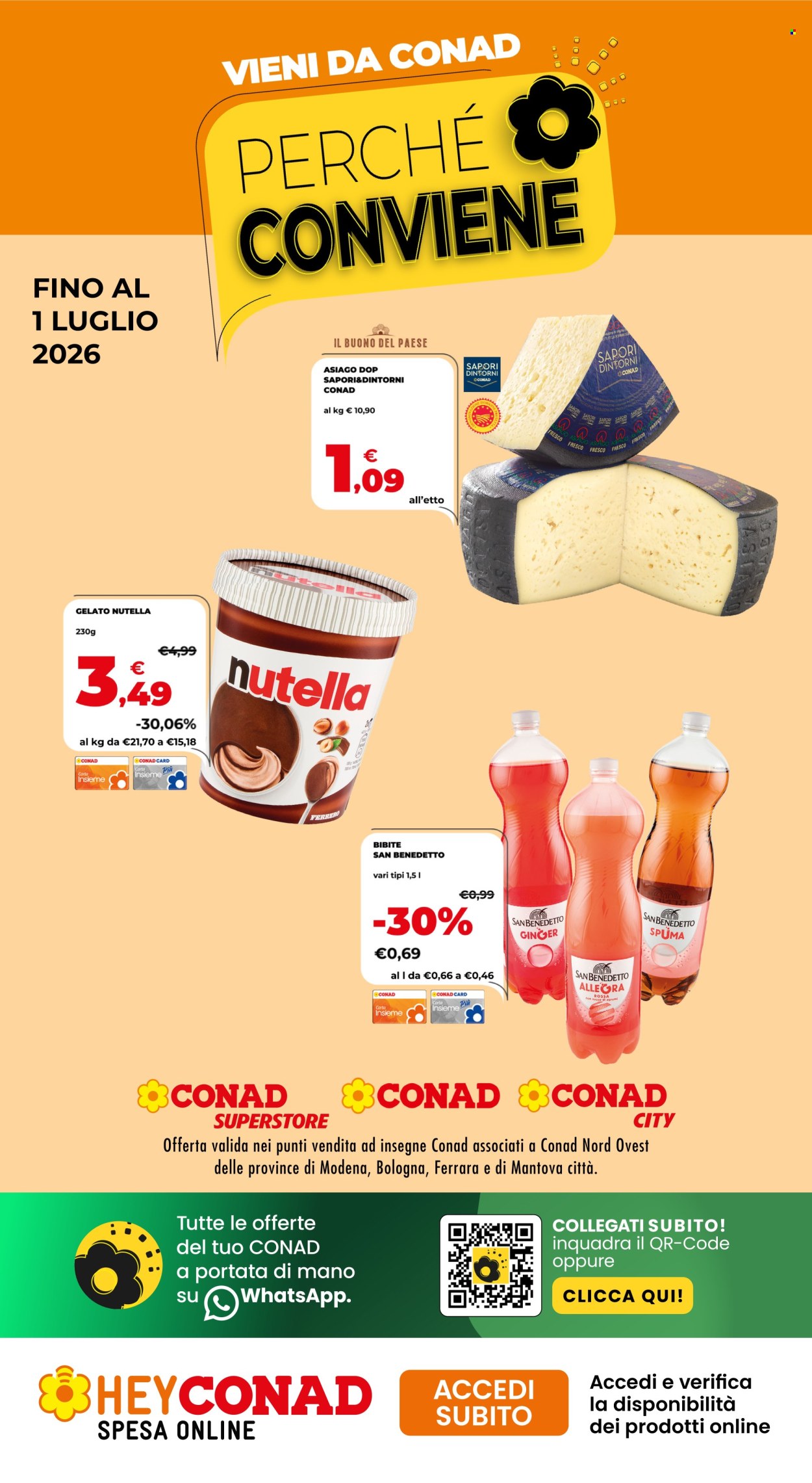 Volantino Conad - 18/6/2026 - 1/7/2026. Pagina 1