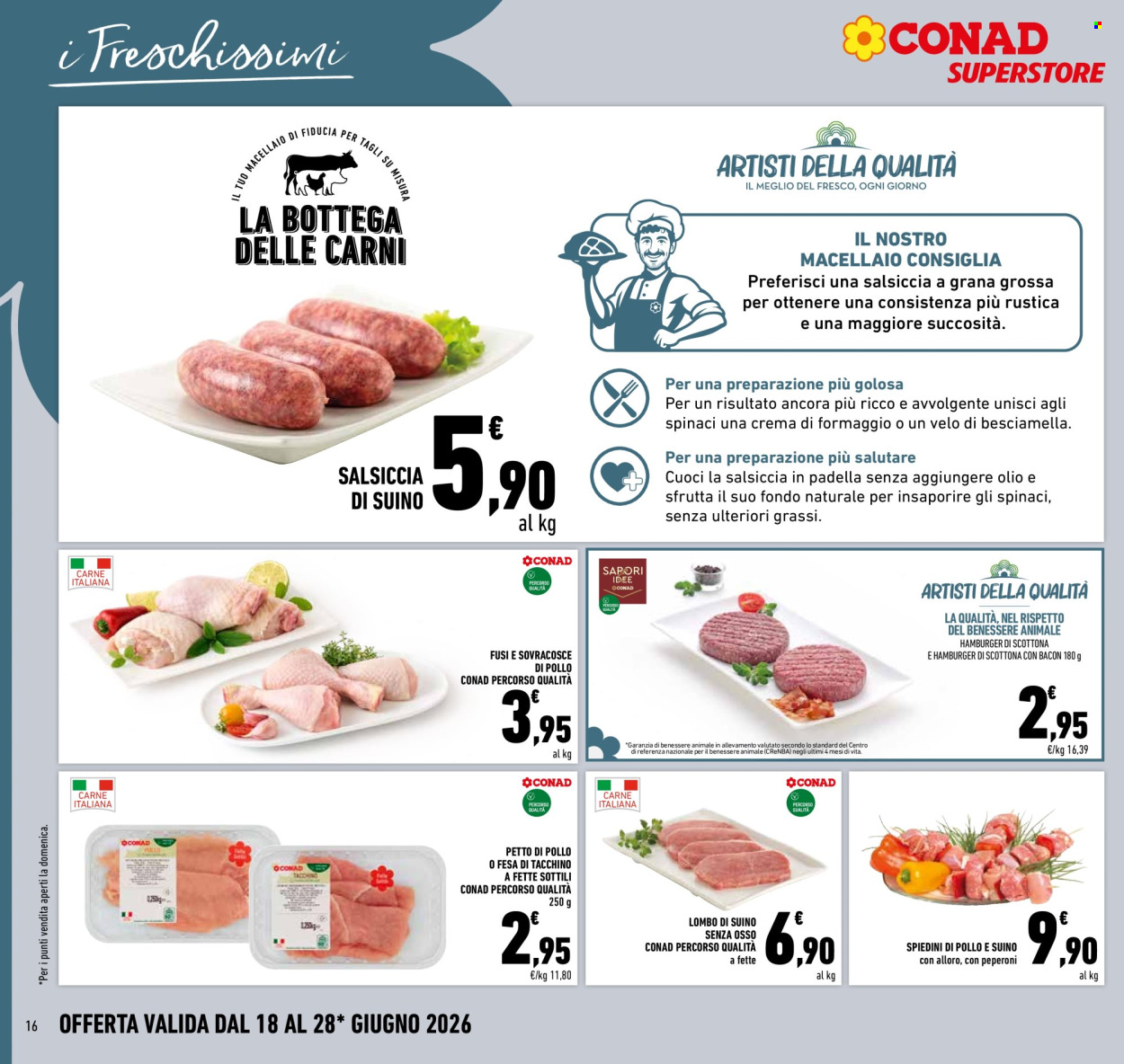 Leták Conad Superstore - 18.6.2026 - 28.6.2026. Strana 16
