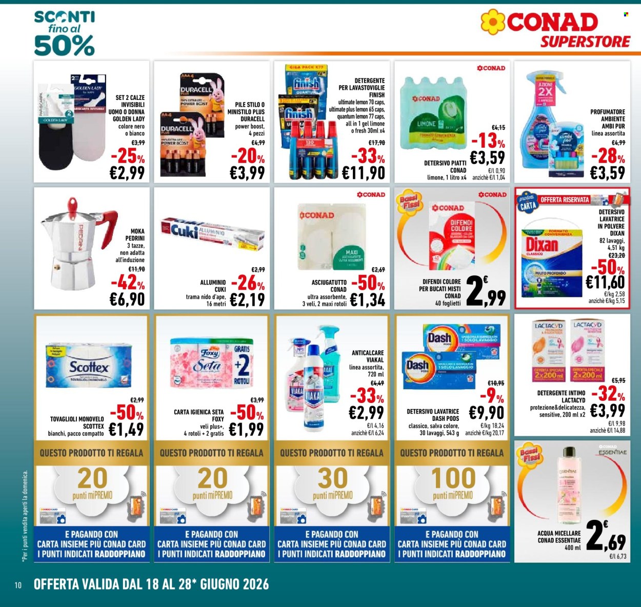 Volantino Conad Superstore - 18/6/2026 - 28/6/2026. Pagina 10
