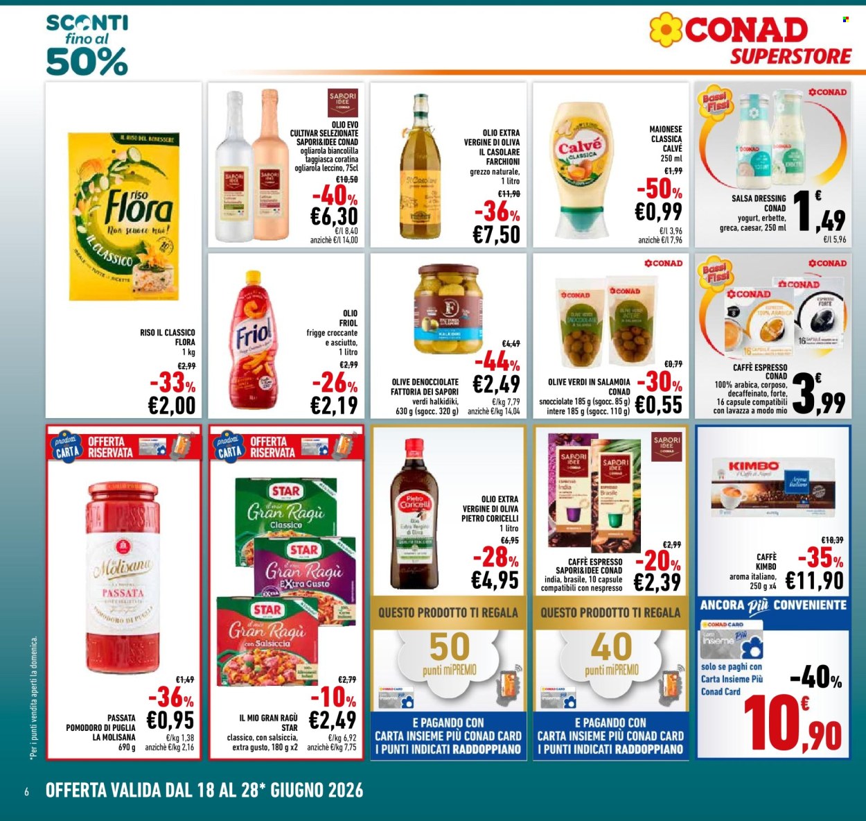 Leták Conad Superstore - 18.6.2026 - 28.6.2026. Strana 6