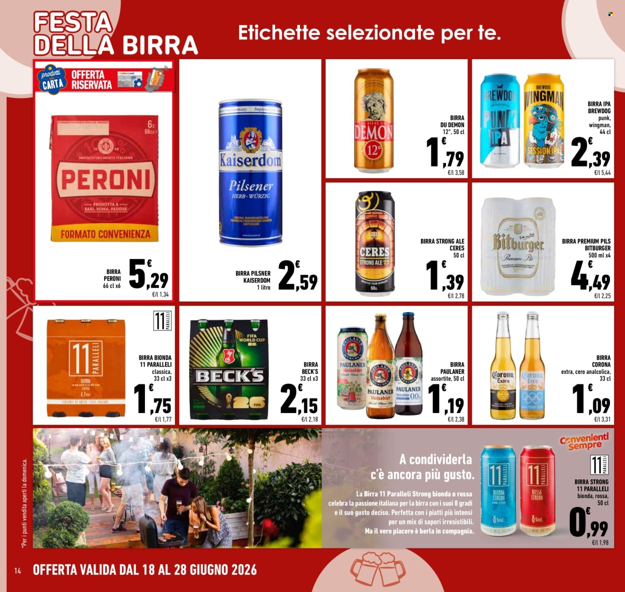 Leták Conad Superstore - 18.6.2026 - 28.6.2026. Strana 14