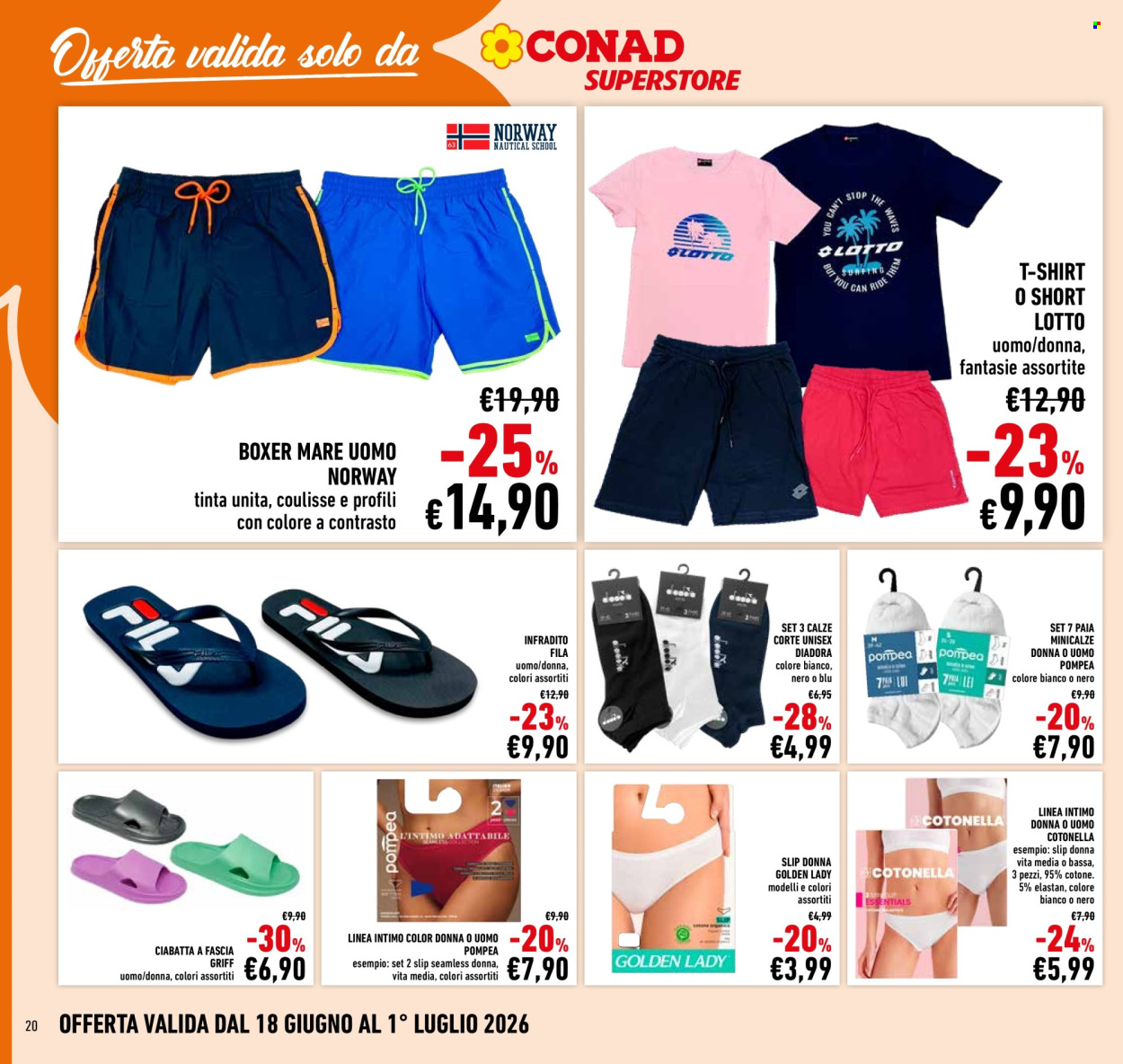 Leták Conad Superstore - 18.6.2026 - 28.6.2026. Strana 20