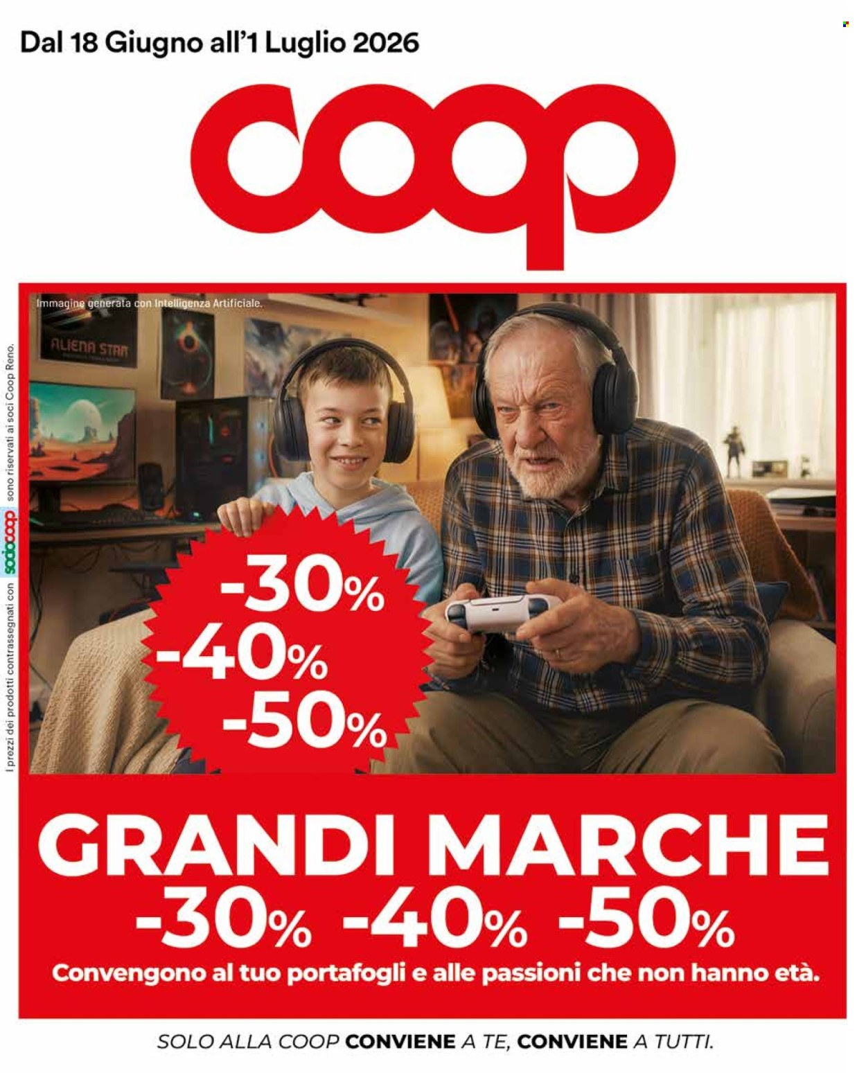 Volantino Coop - 18/6/2026 - 1/7/2026. Pagina 1