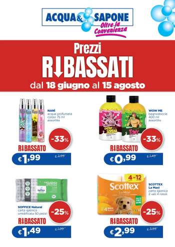 Volantino Acqua & Sapone - 18/6/2026 - 15/8/2026.