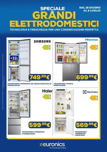 Volantino Euronics - 18/6/2026 - 2/7/2026.