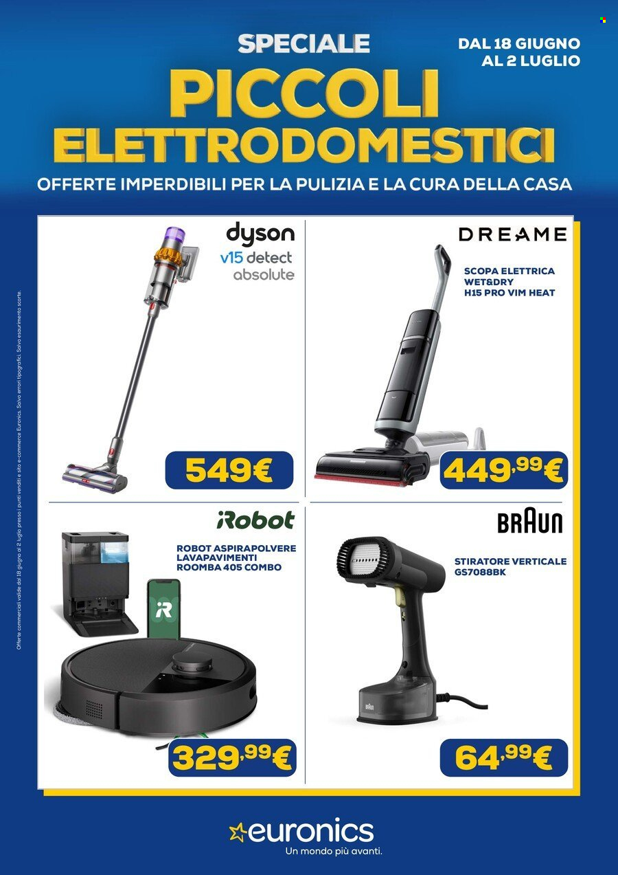 Volantino Euronics - 18/6/2026 - 2/7/2026. Pagina 1