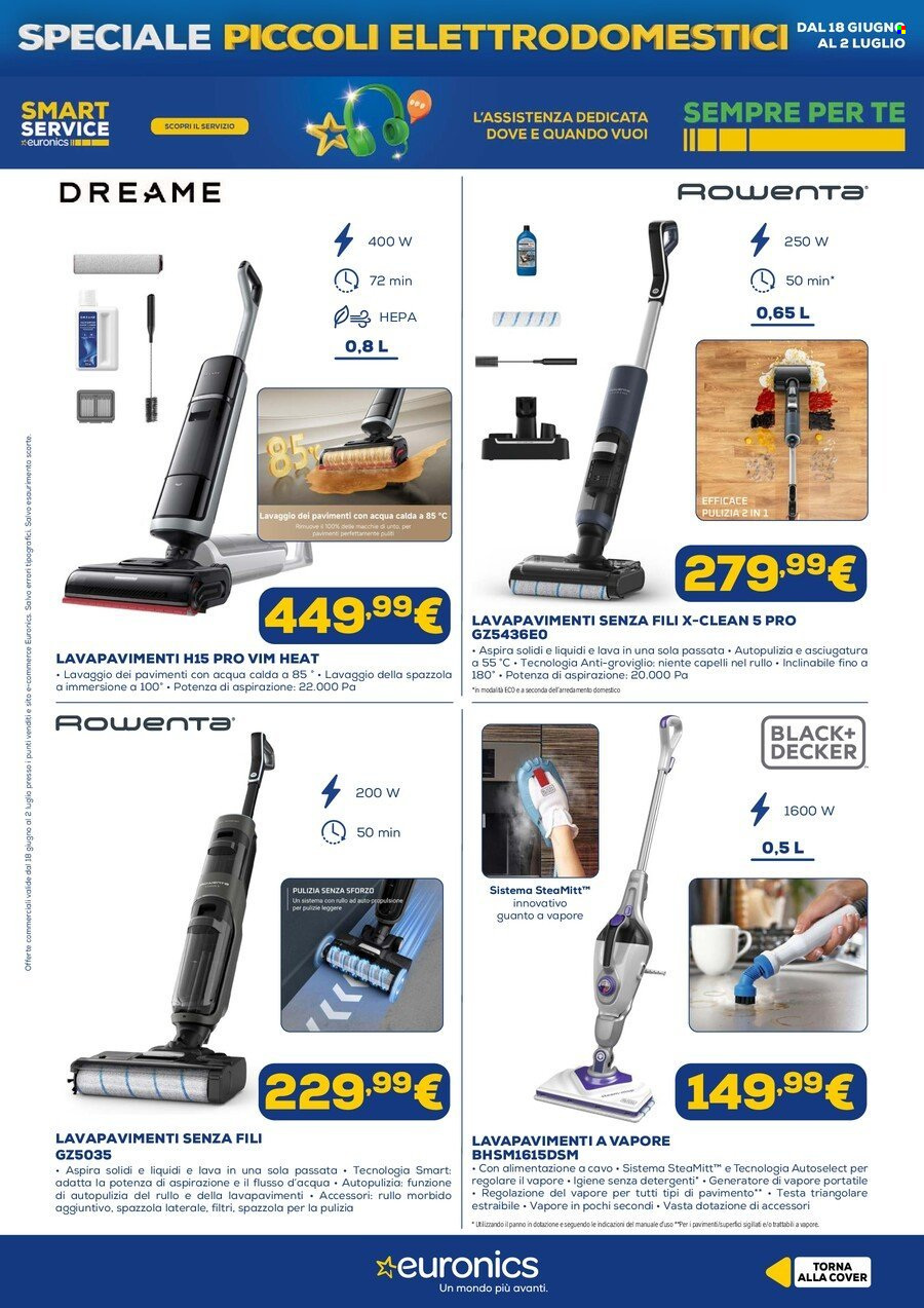 Volantino Euronics - 18/6/2026 - 2/7/2026. Pagina 9