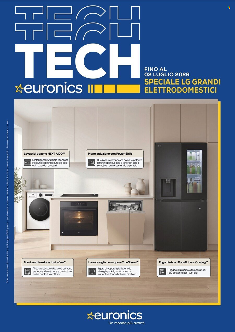 Volantino Euronics - 18/6/2026 - 2/7/2026. Pagina 1