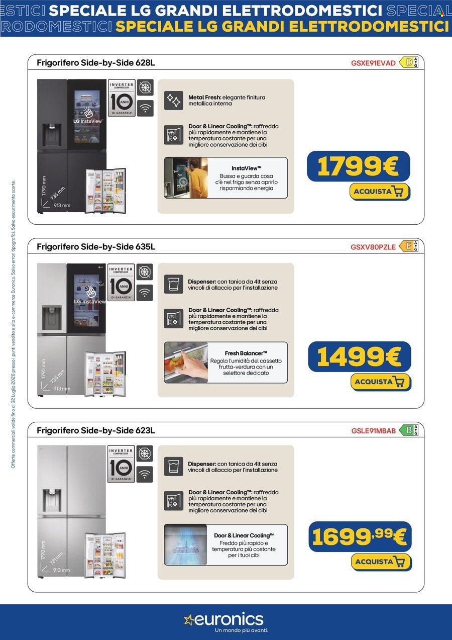 Volantino Euronics - 18/6/2026 - 2/7/2026. Pagina 4