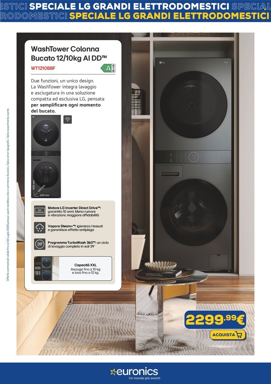 Volantino Euronics - 18/6/2026 - 2/7/2026. Pagina 7