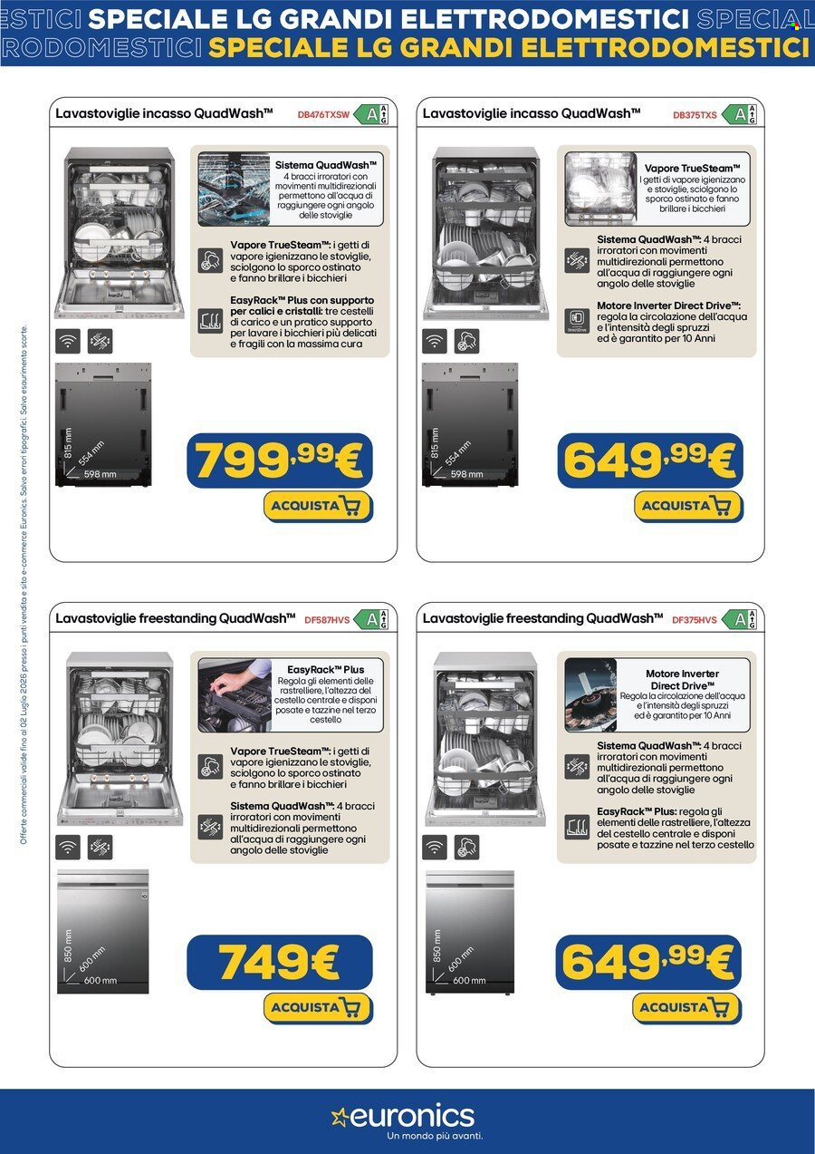 Volantino Euronics - 18/6/2026 - 2/7/2026. Pagina 10