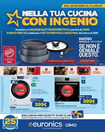Volantino Euronics - 18/6/2026 - 2/7/2026.