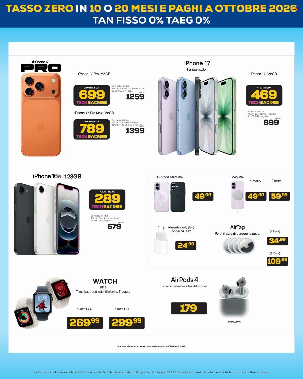 Volantino Euronics - 18/6/2026 - 2/7/2026. Pagina 17