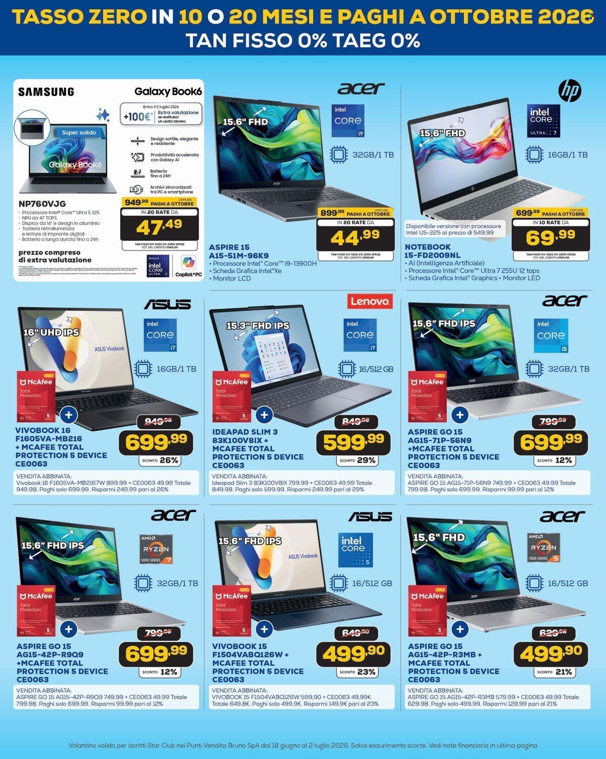 Volantino Euronics - 18/6/2026 - 2/7/2026. Pagina 19