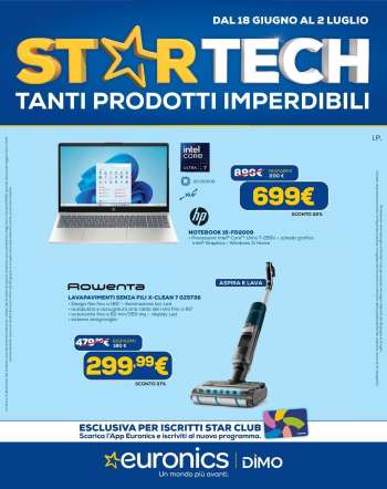 Volantino Euronics - 18/6/2026 - 2/7/2026.
