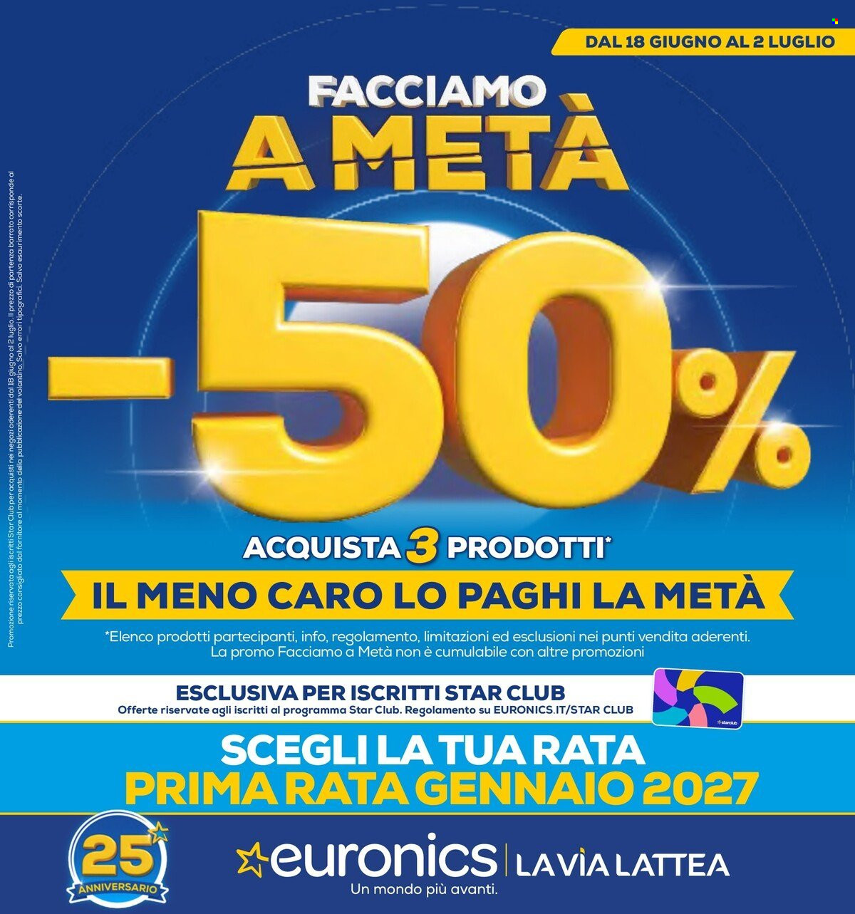 Volantino Euronics - 18/6/2026 - 2/7/2026. Pagina 1