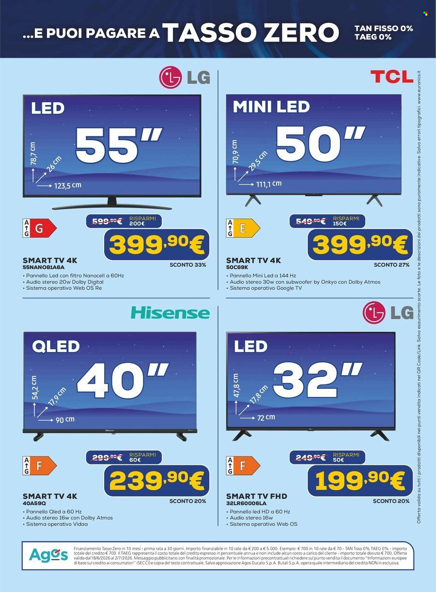 Volantino Euronics - 18/6/2026 - 2/7/2026. Pagina 11