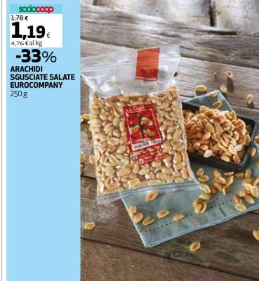 ARACHIDI SGUSCIATE SALATE EUROCOMPANY