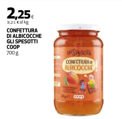 CONFETTURA DI ALBICOCCHE GLI SPESOTTI COOP
