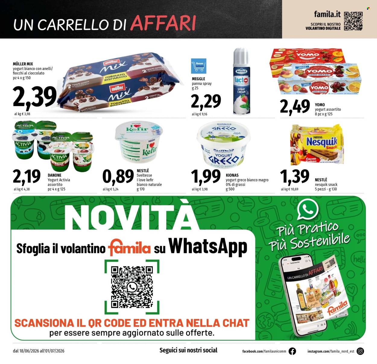 Volantino Famila - 18/6/2026 - 1/7/2026. Pagina 8