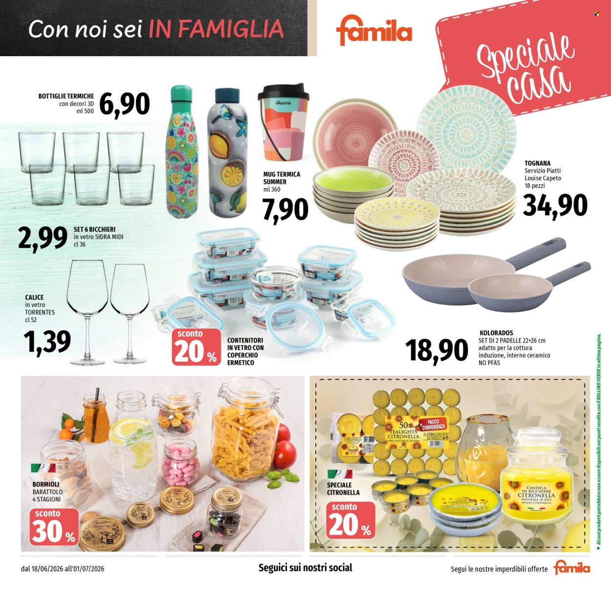 Volantino Famila - 18/6/2026 - 1/7/2026. Pagina 25