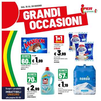 Volantino Iper, La grande i - 19/6/2026 - 28/6/2026.