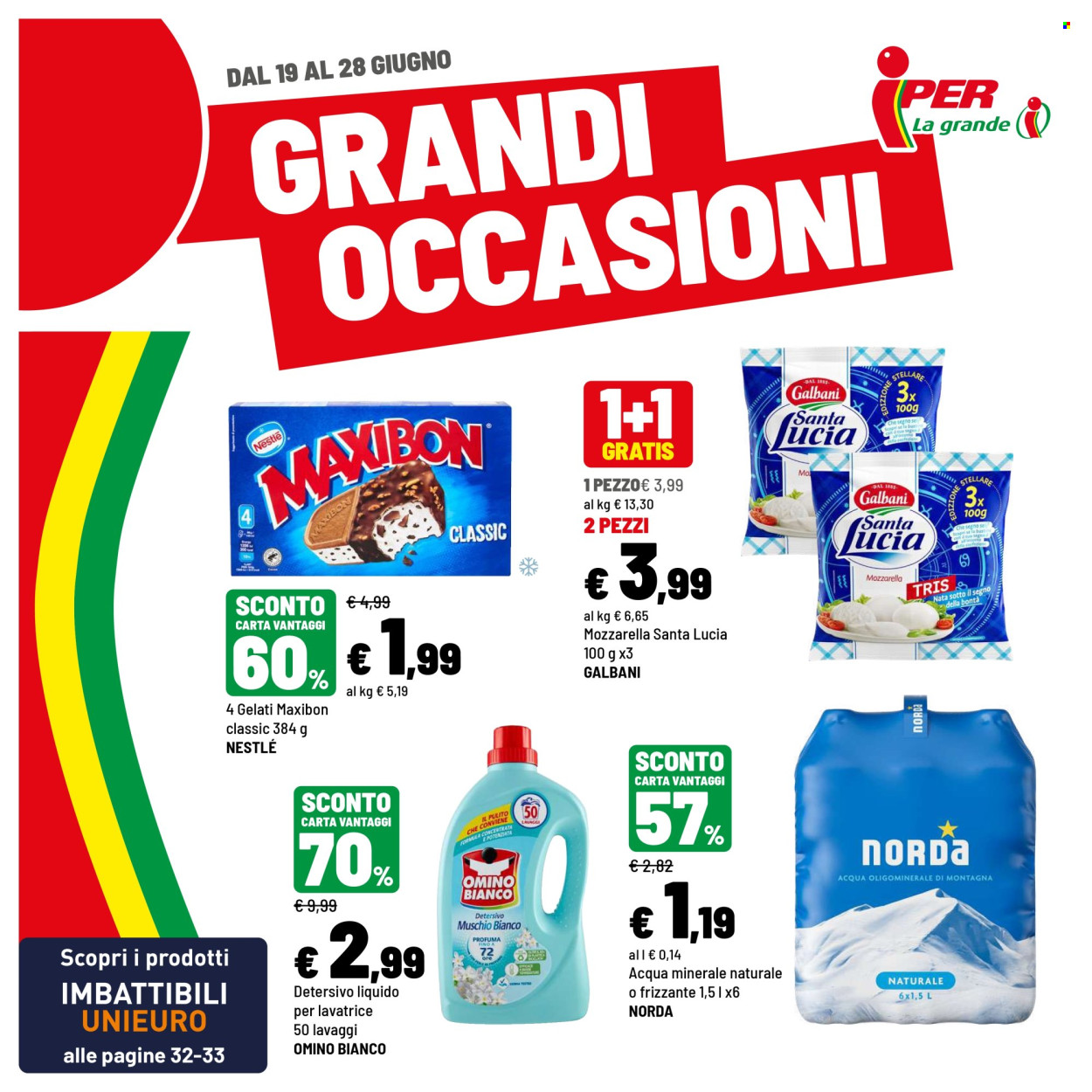 Leták Iper, La grande i - 19.6.2026 - 28.6.2026. Strana 1