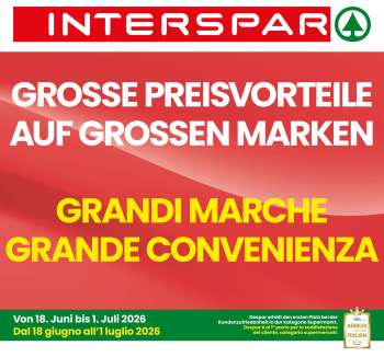 Volantino Interspar - 18/6/2026 - 1/7/2026.