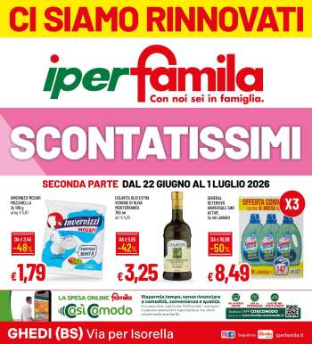 Volantino Famila - 22/6/2026 - 1/7/2026.