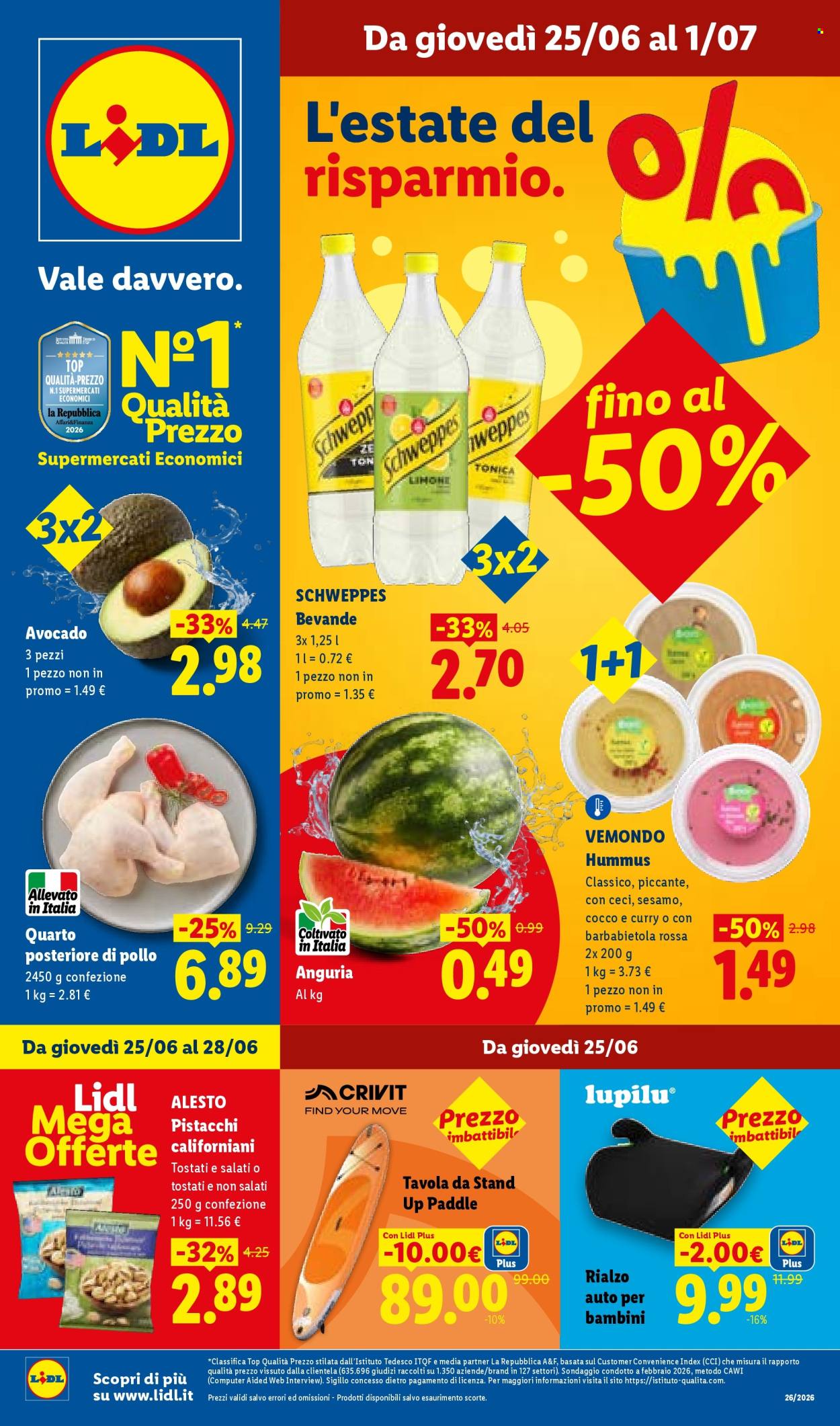 Leták Lidl - 25.6.2026 - 1.7.2026. Strana 1