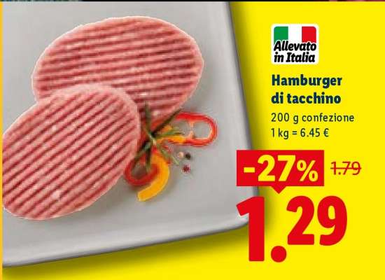 Hamburger Di Tacchino
