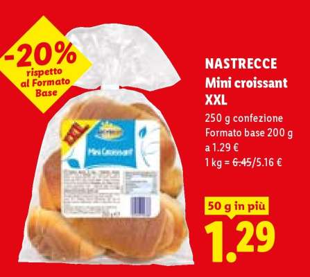 NASTRECCE Mini croissant XXL