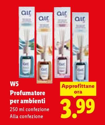W5 Profumatore per ambienti