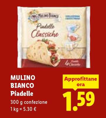 Mulino Bianco Piadelle