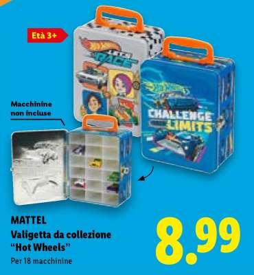 MATTEL Valigetta da collezione 'Hot Wheels'