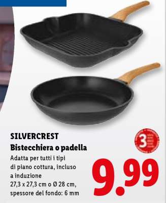 SILVERCREST Bistecchiera o padella