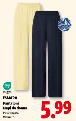 esmara Pantaloni ampi da donna