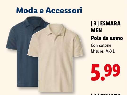 ESMARA MEN Polo da uomo