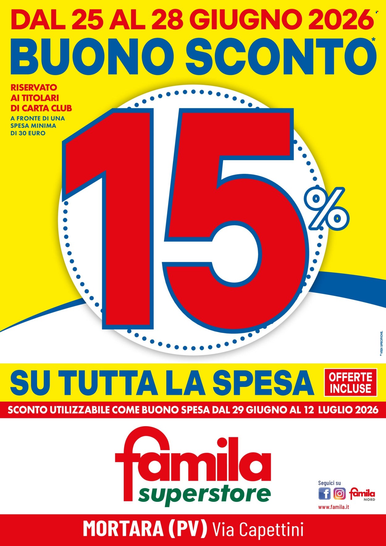 Leták Famila - 25.6.2026 - 28.6.2026. Strana 1