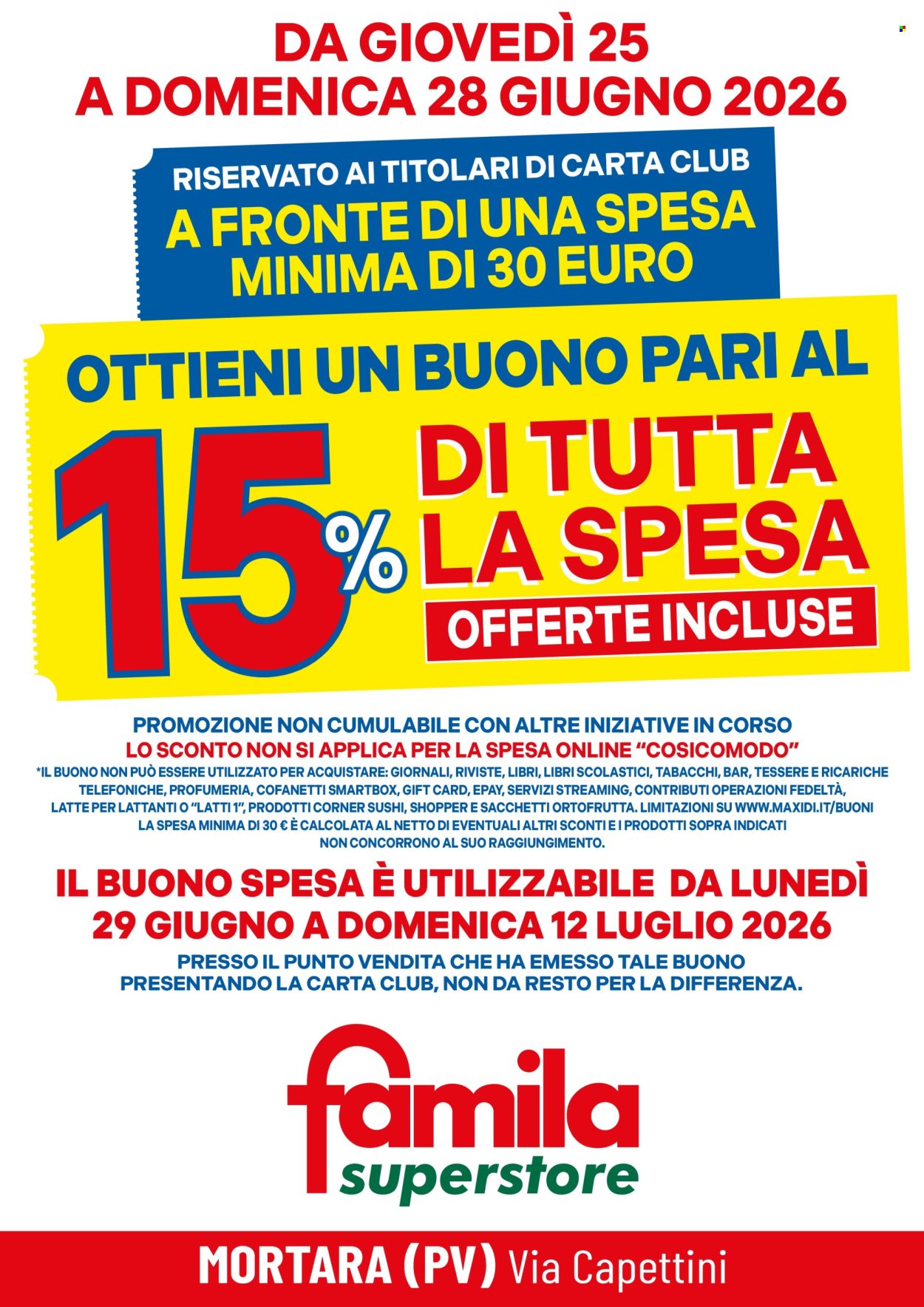 Leták Famila - 25.6.2026 - 28.6.2026. Strana 2