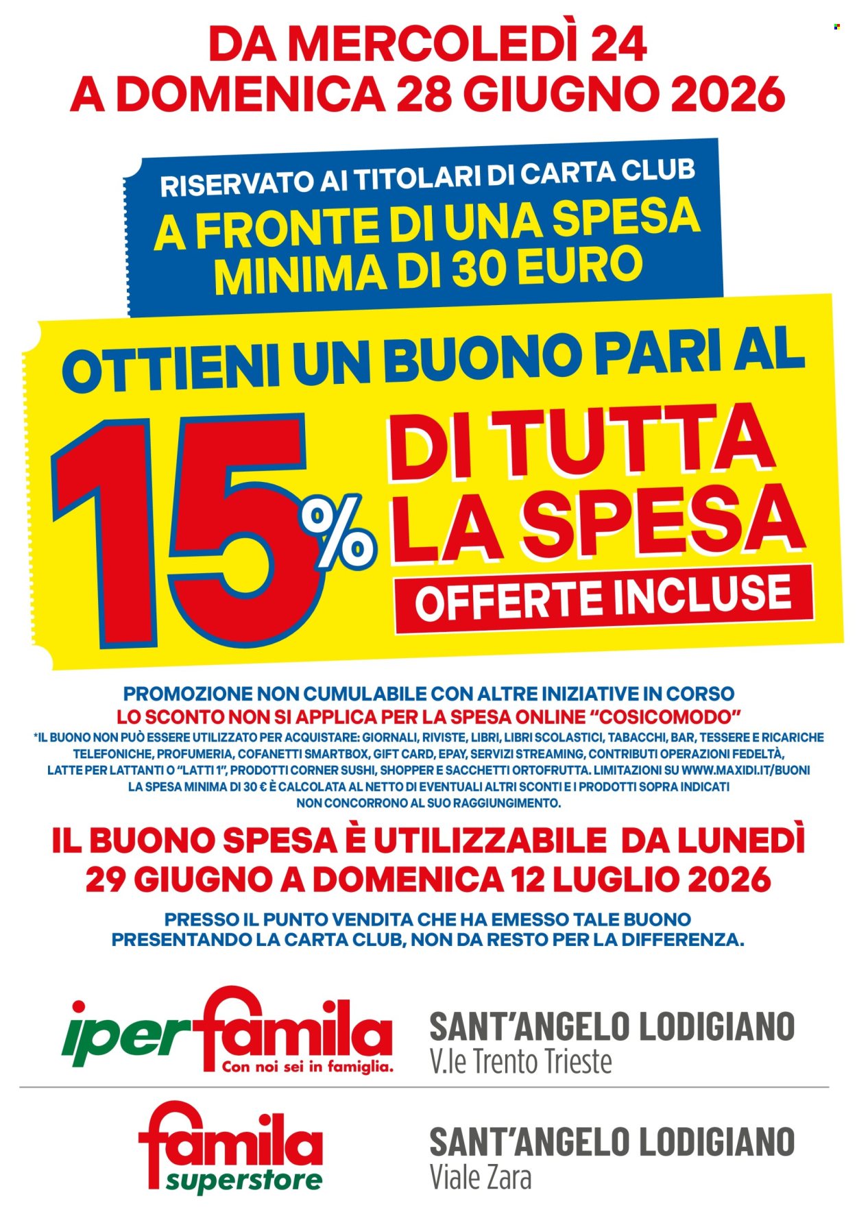 Volantino Famila - 24/6/2026 - 28/6/2026. Pagina 2