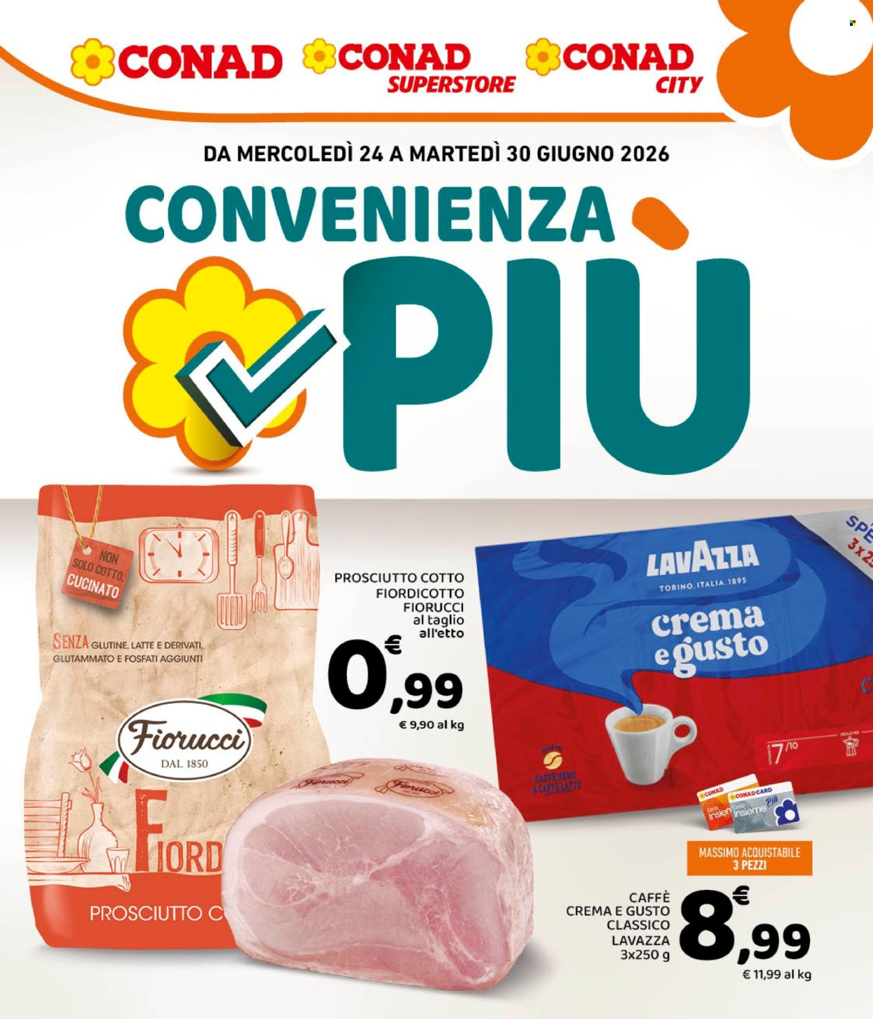 Volantino Conad - 24/6/2026 - 30/6/2026. Pagina 1