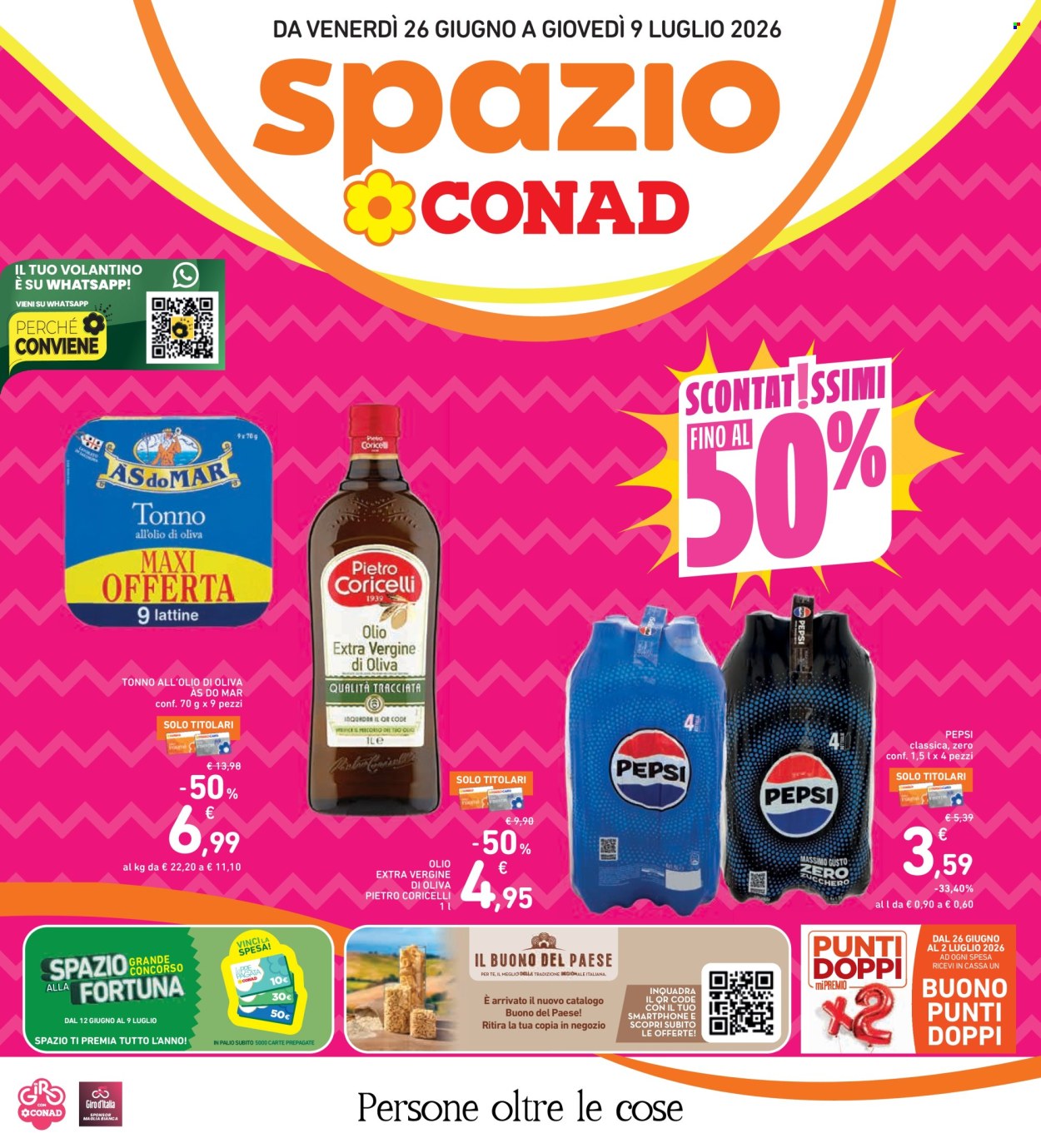 Volantino Spazio Conad - 26/6/2026 - 9/7/2026. Pagina 1