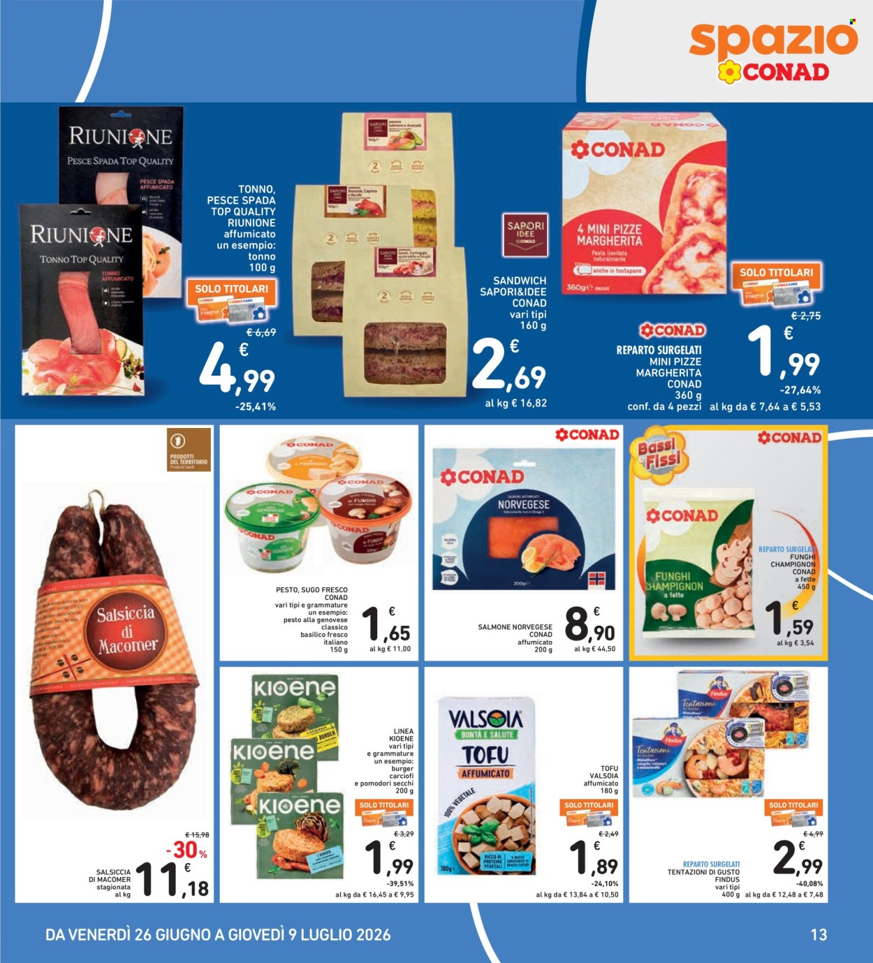 Volantino Spazio Conad - 26/6/2026 - 9/7/2026. Pagina 13