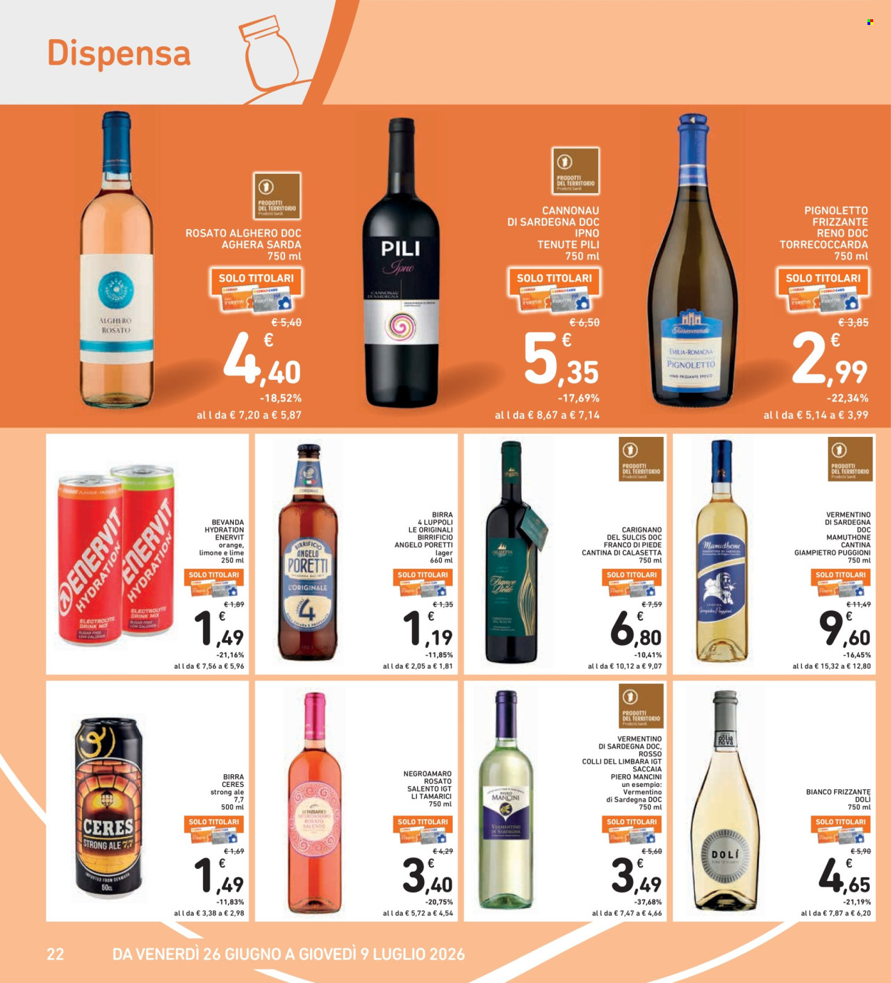 Volantino Spazio Conad - 26/6/2026 - 9/7/2026. Pagina 22