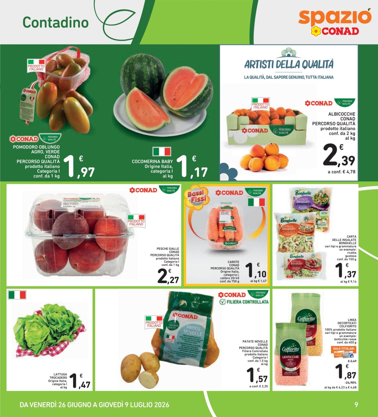 Leták Spazio Conad - 26.6.2026 - 9.7.2026. Strana 9