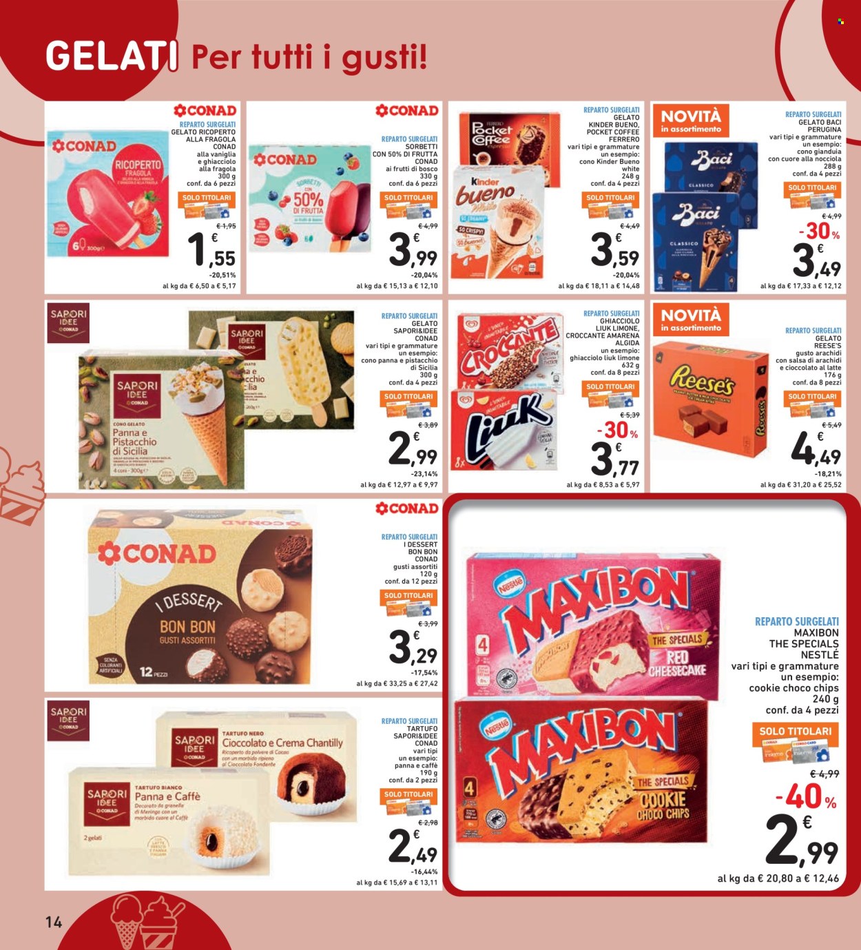 Leták Spazio Conad - 26.6.2026 - 9.7.2026. Strana 14