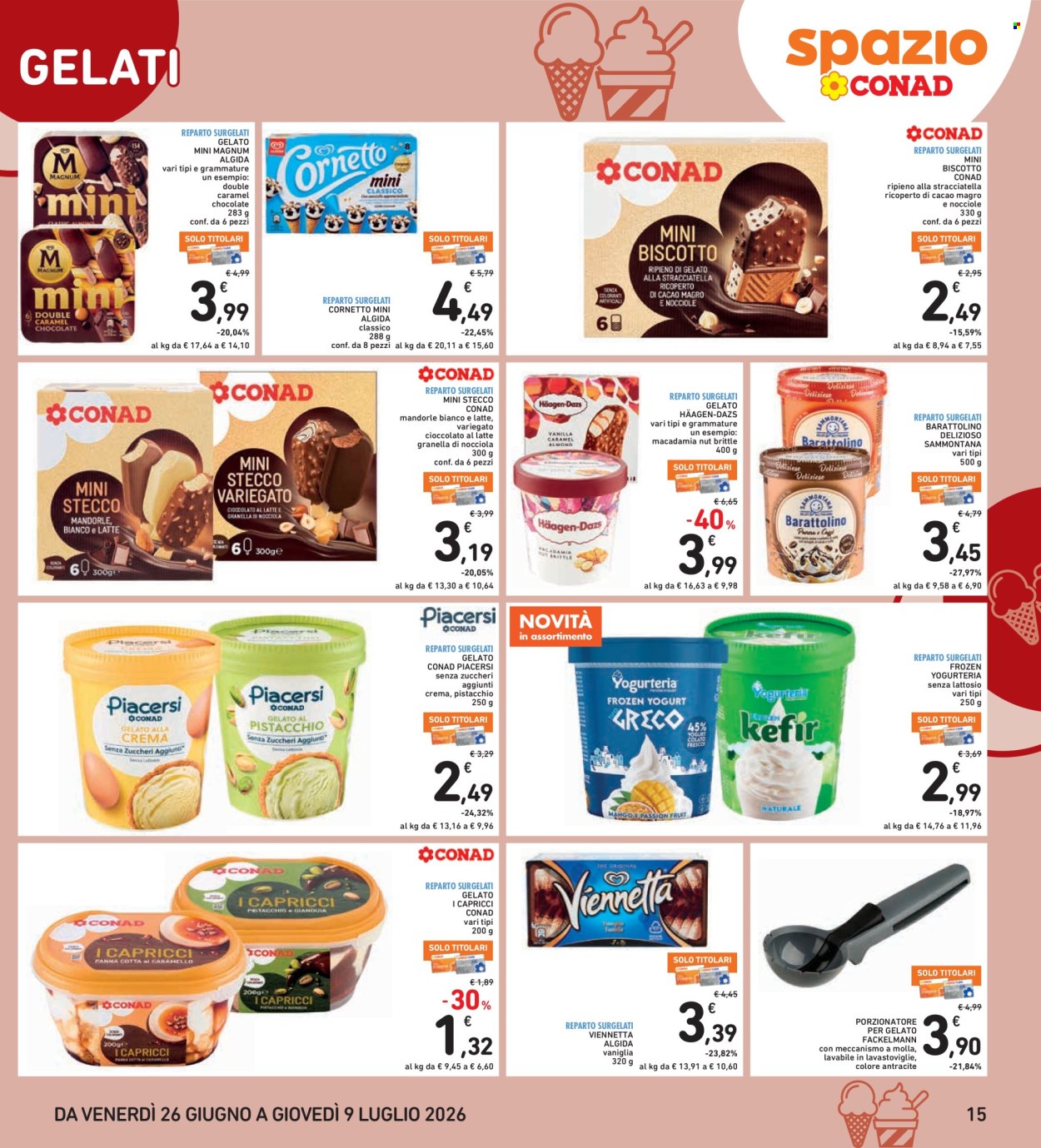 Leták Spazio Conad - 26.6.2026 - 9.7.2026. Strana 15