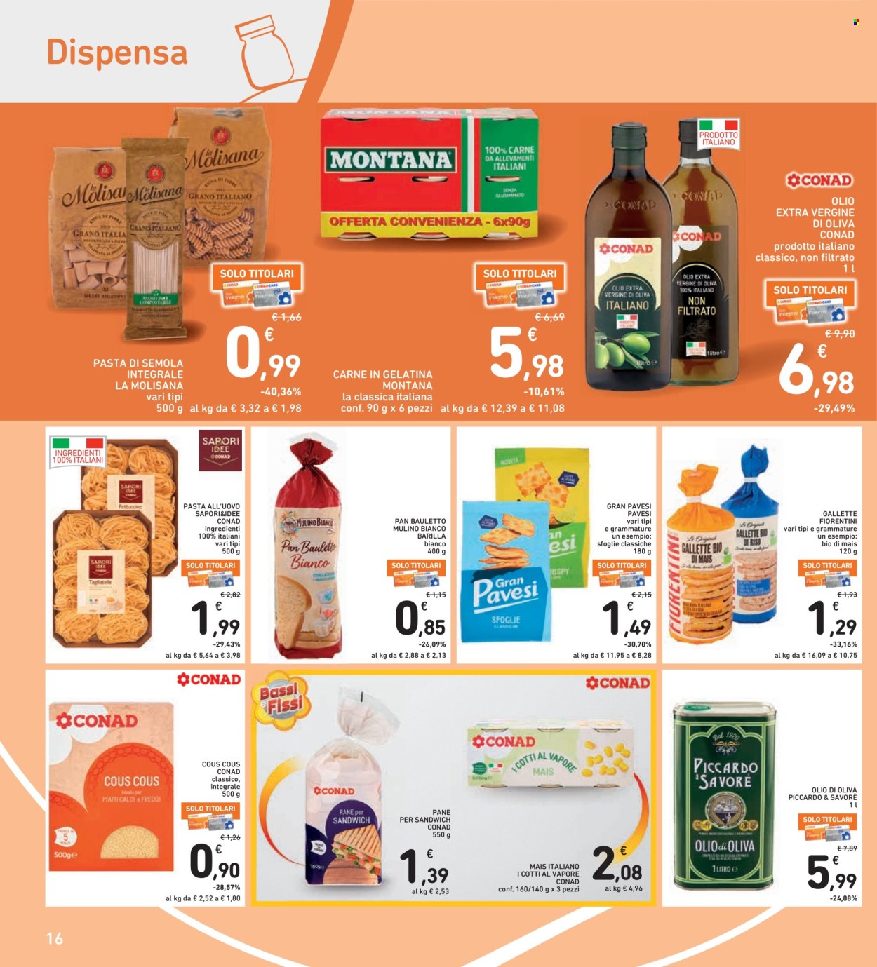 Leták Spazio Conad - 26.6.2026 - 9.7.2026. Strana 16