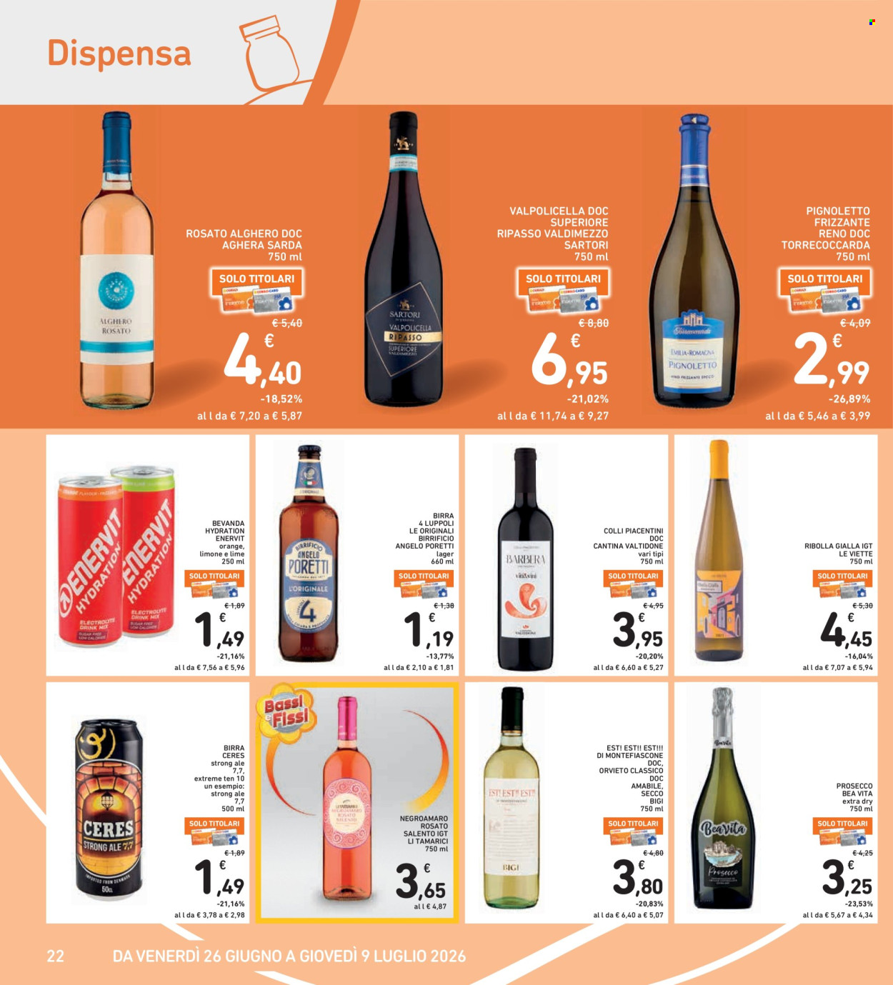 Leták Spazio Conad - 26.6.2026 - 9.7.2026. Strana 22
